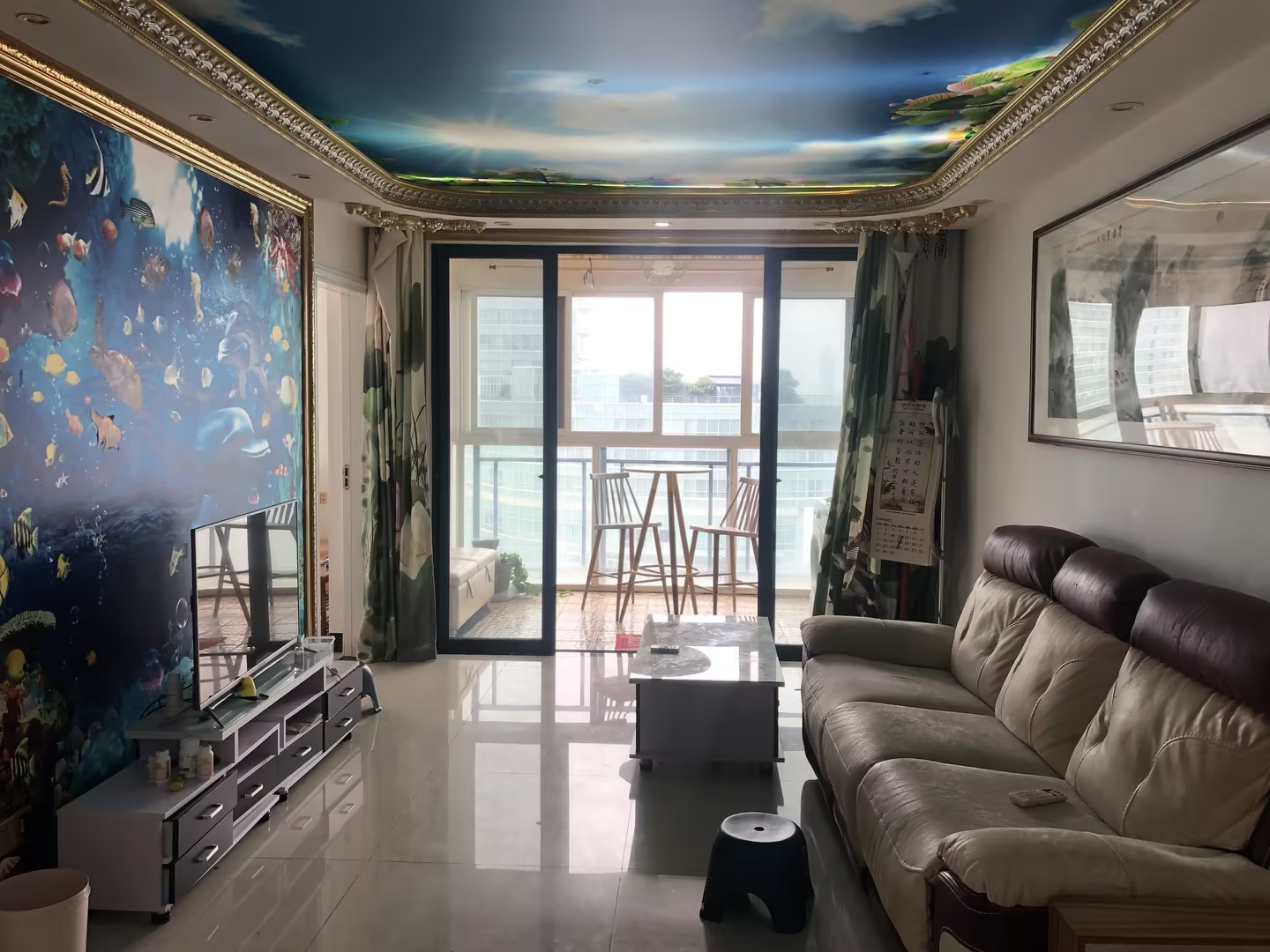 出租 半岛蓝湾2房2厅 一线海景 华彩华裔对面 领包入住
